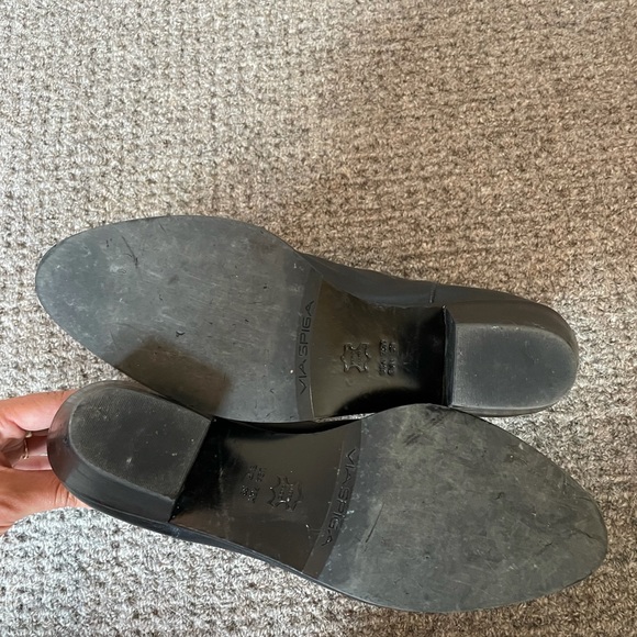 Via Spiga Black Leather Booties - Picture 6 of 7